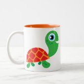 Geweldige Schildpad Tweekleurige Koffiemok (Links)