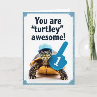 Geweldige Schildpad Vaderdag Kaart