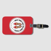 Geweldige schoenen nemen je geweldige plaatsen Sch Bagagelabel (Voorkant (horizontaal))