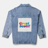 Geweldige Scott. Denim Jacket (Achterkant)