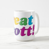 Geweldige Scott. Koffiemok (Voorkant rechts)