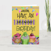 Geweldige Sentimentele Verjaardag voor een Goed Pe Kaart (Voorkant)