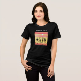 Geweldige silhouet Sunset Break Dance T-shirt