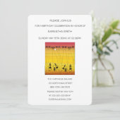 Geweldige Silhouette Dancers Verjaardagsuitnodigin Kaart (Staand voorkant)