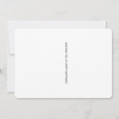 Geweldige Silhouette Dancers Verjaardagsuitnodigin Kaart (Achterkant)