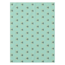 Geweldige Silhouette drumspeler Pattern Tablecloth Tafelkleed