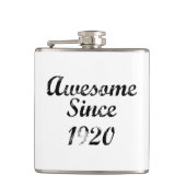 Geweldige sinds 1920 heupfles (Voorkant)