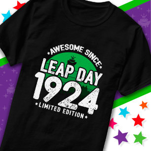 Geweldige sinds 1924 schrikkeljaardag feb 29 Verja T-shirt