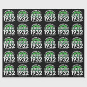 Geweldige sinds 1932 schrikkeljaar dag feb 29 Verj Cadeaupapier (Vlak)