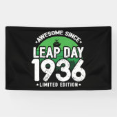 Geweldige sinds 1936 schrikkeljaardag feb 29 Verja Spandoek (Horizontaal)