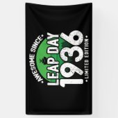 Geweldige sinds 1936 schrikkeljaardag feb 29 Verja Spandoek (Verticaal)