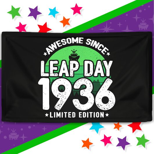 Geweldige sinds 1936 schrikkeljaardag feb 29 Verja Spandoek