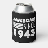 Geweldige sinds 1943 80e verjaardag blikjeskoeler (Blikje Achterkant)