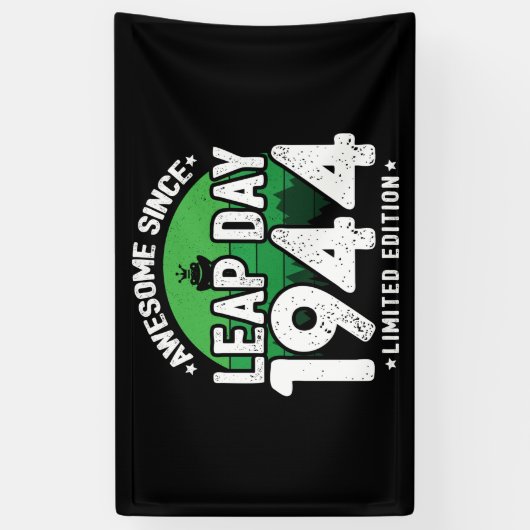 Geweldige sinds 1944 schrikkeljaardag feb 29 Verja Spandoek (Verticaal)