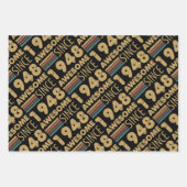 Geweldige sinds 1948 75e verjaardag inpakpapier vel (Voorkant)