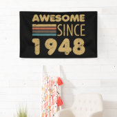 Geweldige sinds 1948 75e verjaardag spandoek (Insitu)