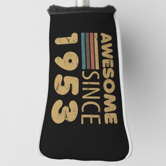 Geweldige sinds 1953 70e verjaardag golfheadcover (Draai 90)