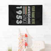 Geweldige sinds 1953 70e verjaardag spandoek (Insitu)