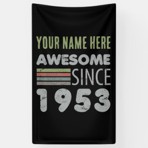 Geweldige sinds 1953 70e verjaardag spandoek