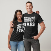 Geweldige sinds 1953 70e verjaardag t-shirt (Unisex)