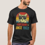 Geweldige sinds 1953 70th Birthday Gift Cat Lover  T-shirt<br><div class="desc">Geweldige Sinds 1953 70ste Verjaardag Gift Cat Lover Premium</div>