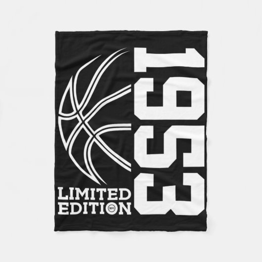 Geweldige sinds 1953 Verjaardag Bysketbyll Limited Fleece Deken (Voorkant)