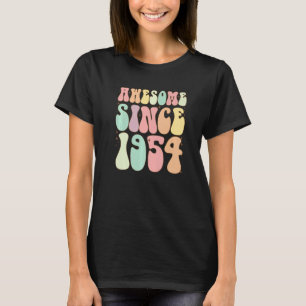 Geweldige sinds 1954 68 jaar t-shirt