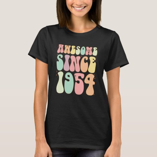 Geweldige sinds 1954 68 jaar t-shirt (Voorkant)