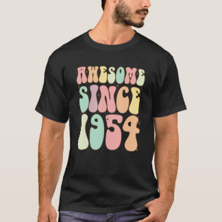 Geweldige sinds 1954 68 jaar t-shirt