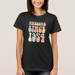 Geweldige sinds 1954 68 jaar t-shirt