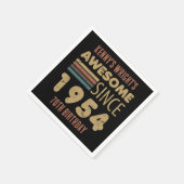 Geweldige sinds 1954 70e verjaardag servet (Hoek)