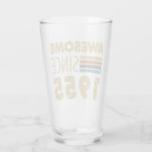 Geweldige sinds 1955 70e verjaardag glas (Achterkant)