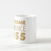 Geweldige sinds 1955 70e verjaardag koffiemok (Center)
