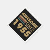 Geweldige sinds 1955 70e verjaardag servet (Hoek)