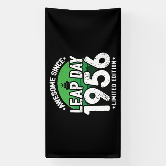 Geweldige sinds 1956 - Leap Day Leap Year Birthday Spandoek (Verticaal)