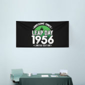 Geweldige sinds 1956 - Leap Day Leap Year Birthday Spandoek (Beurs)