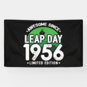 Geweldige sinds 1956 schrikkeljaar dag feb 29 Verj Spandoek (Horizontaal)