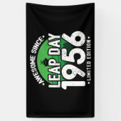 Geweldige sinds 1956 schrikkeljaar dag feb 29 Verj Spandoek (Verticaal)