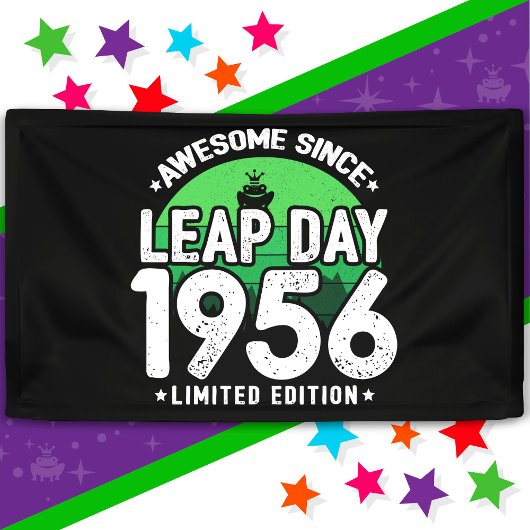 Geweldige sinds 1956 schrikkeljaar dag feb 29 Verj Spandoek
