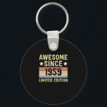 Geweldige sinds 1959 Retro Funny Birthday Party Sleutelhanger<br><div class="desc">s</div>