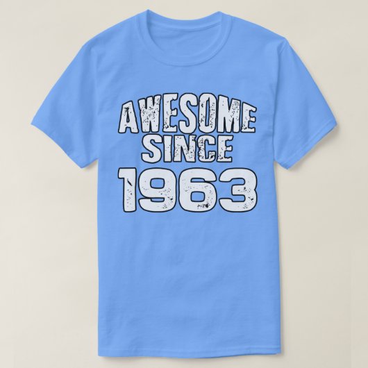 Geweldige sinds 19631 t-shirt (Design voorkant)