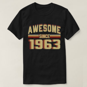 Geweldige sinds 1963  56 jaar oud t-shirt