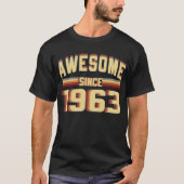 Geweldige sinds 1963 56 jaar oud t-shirt (Voorkant)