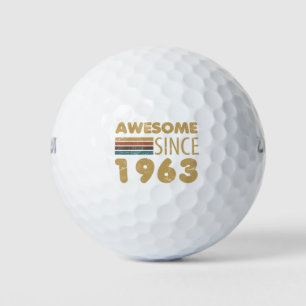 Geweldige sinds 1963 60e verjaardag golfballen