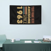 Geweldige sinds 1963 60e verjaardag spandoek (Beurs)