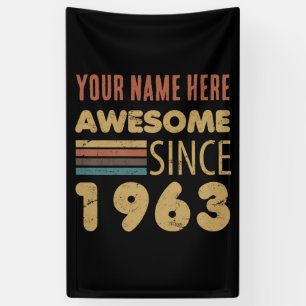 Geweldige sinds 1963 60e verjaardag spandoek