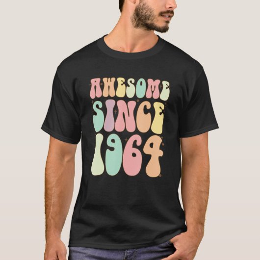 Geweldige sinds 1964 58 jaar t-shirt (Voorkant)