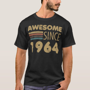 Geweldige sinds 1964 60e geboortedag t-shirt