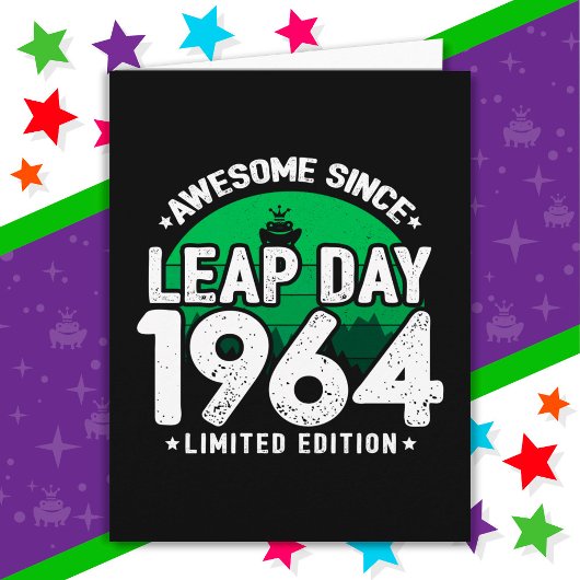 Geweldige sinds 1964 schrikkeljaardag feb 29 Verja Kaart