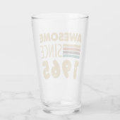 Geweldige sinds 1965 60e verjaardag glas (Achterkant)